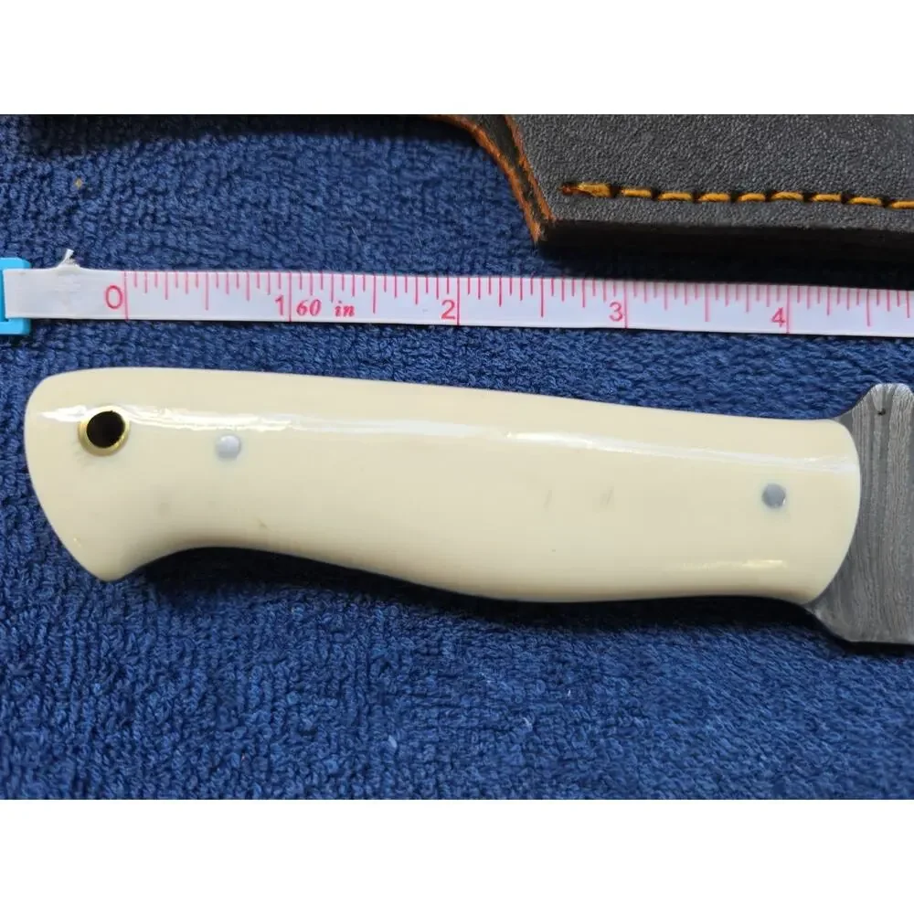 Hunting Bowie Knife 9 Inch Custom Made Forged Damascus Blade LMK Knives #7624